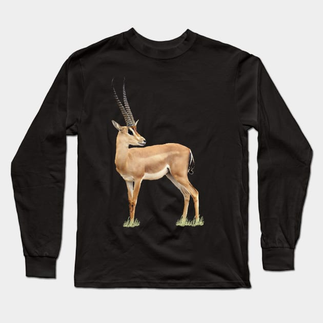 Grant-Gazelle - Antelope - Africa Long Sleeve T-Shirt by T-SHIRTS UND MEHR